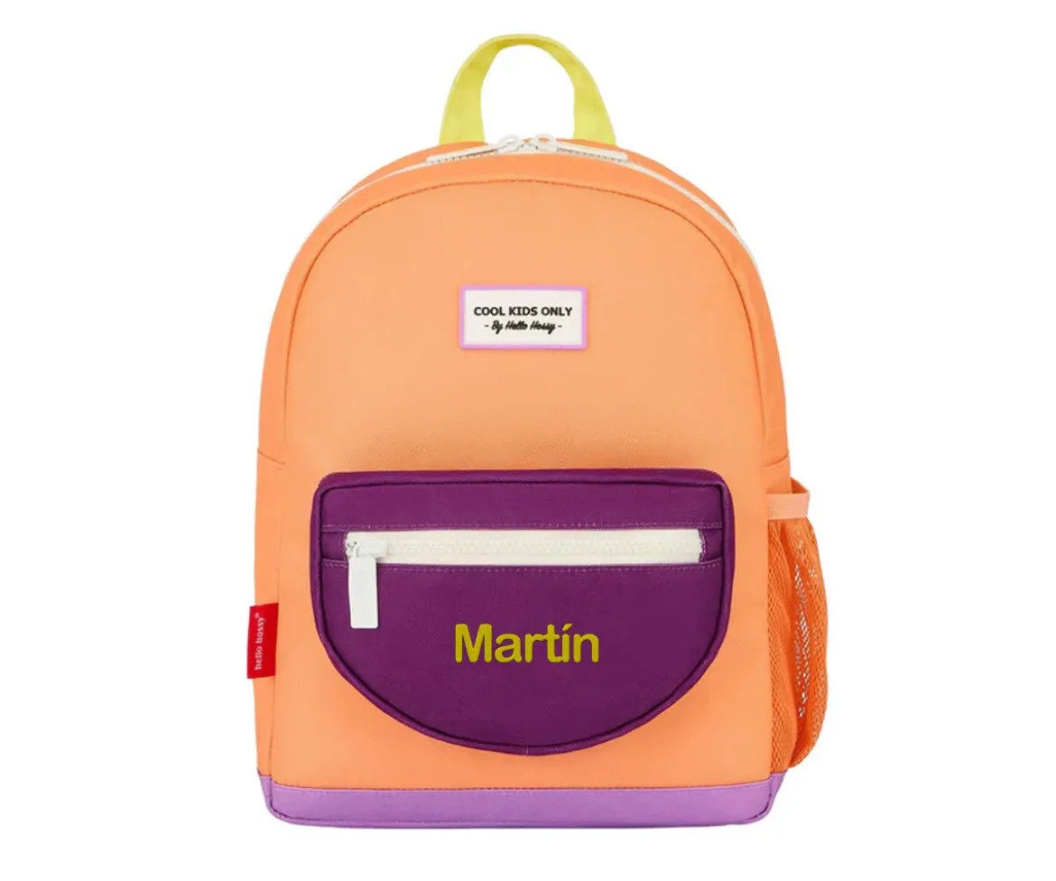 Mochila Preescolar Mini Peach Pop Personalizable