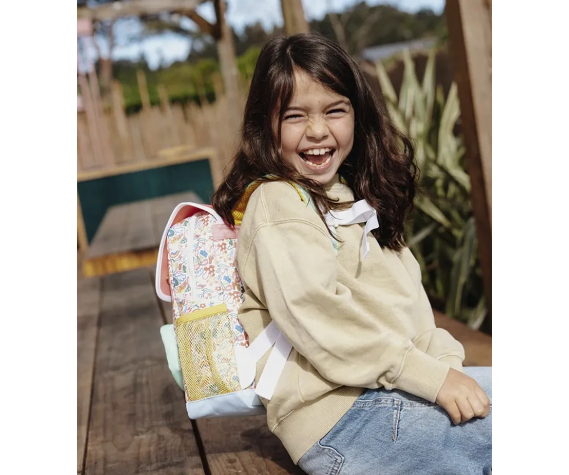 Mochila Preescolar Solapa Happiness Personalizable