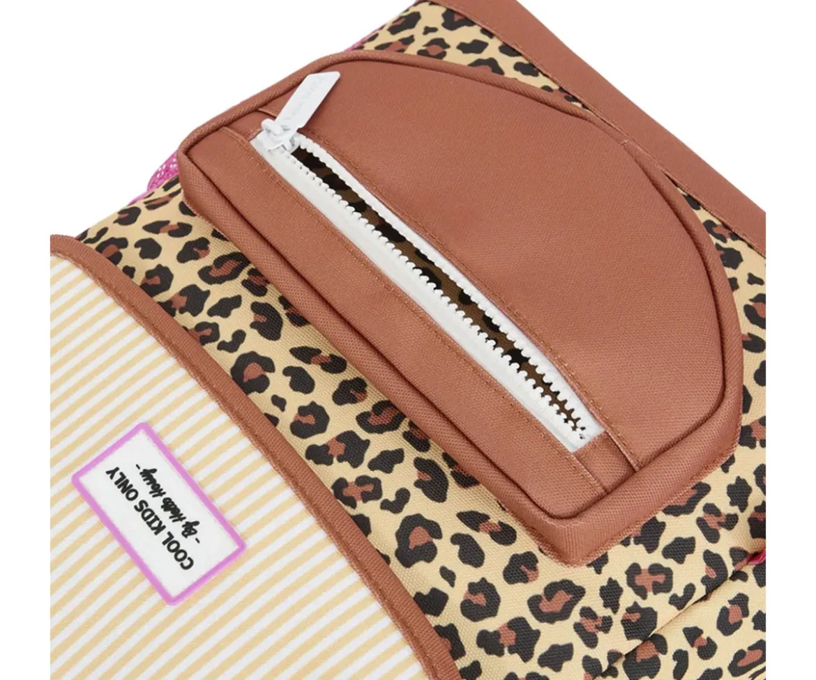 Mochila Preescolar Solapa Léopard #6 Personalizable