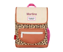 Mochila Preescolar Solapa Léopard #6 Personalizable