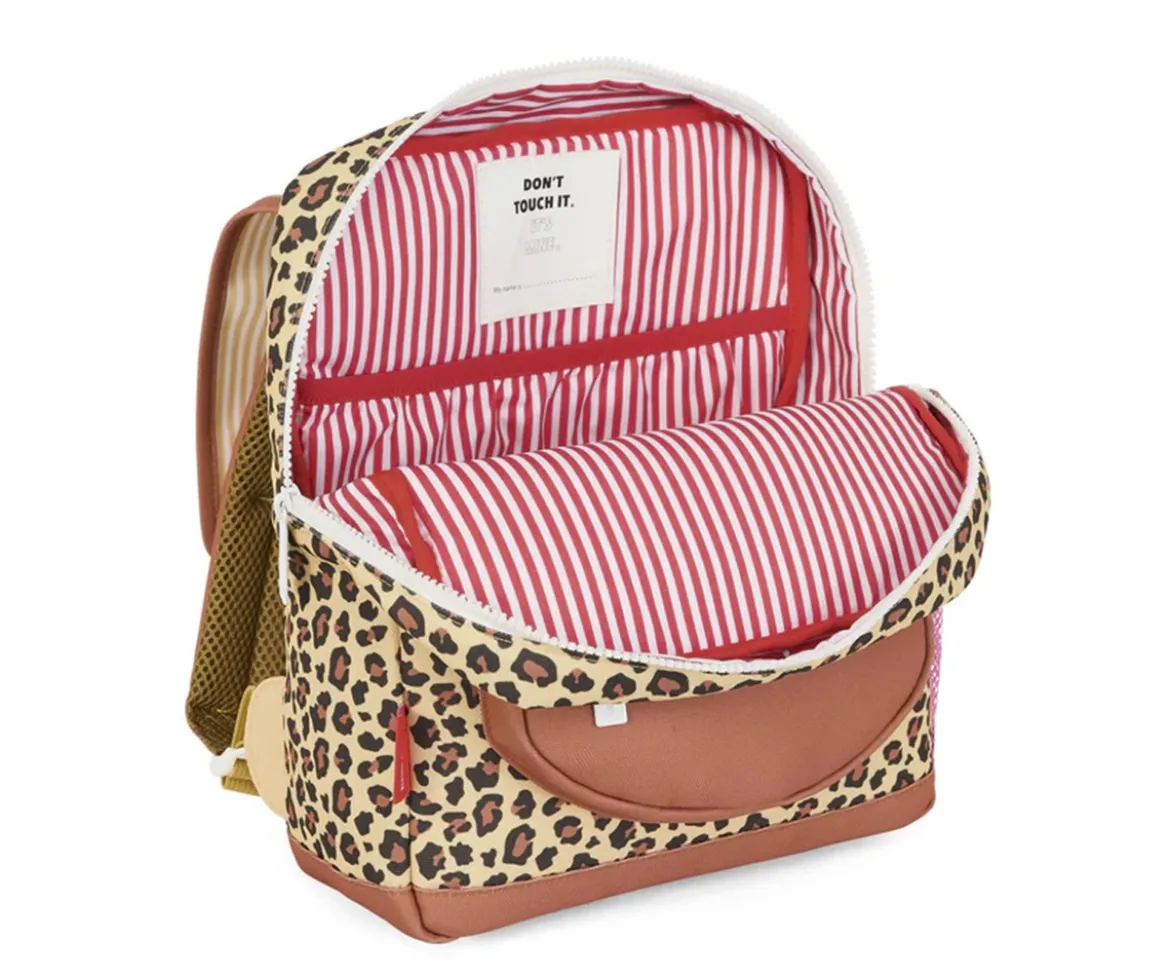 Mochila Preescolar Solapa Léopard #6 Personalizable