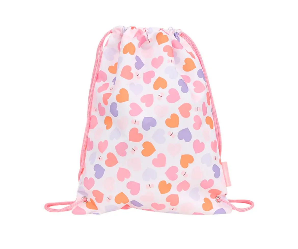 Mochila Saco Corazones Personalizable