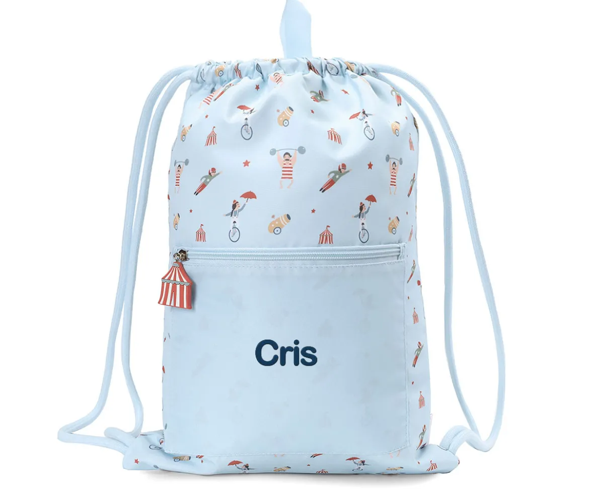Mochila Saco Impermeable Circus Show Personalizable