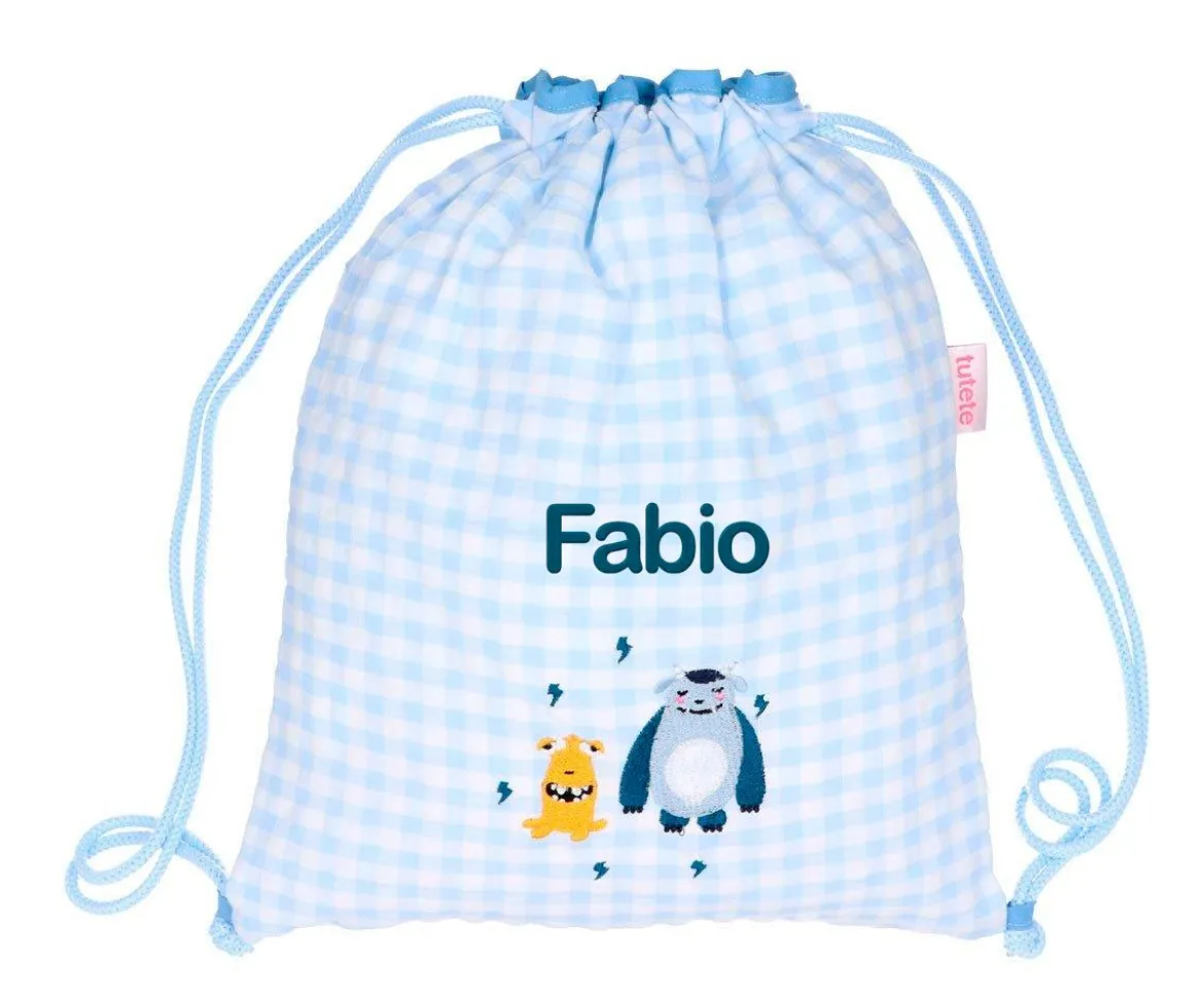 Mochila Saco Little Monster Personalizable