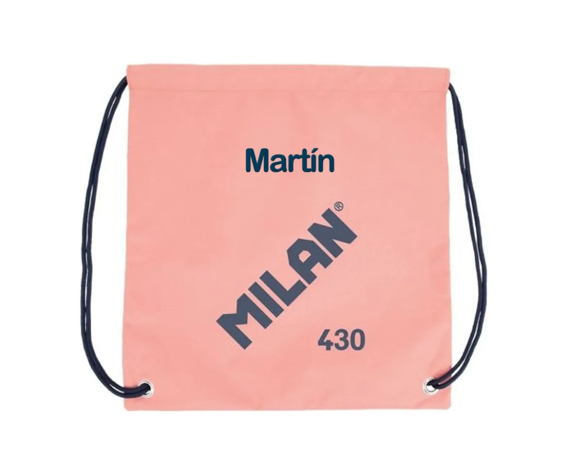 Mochila Saco Personalizable Colección 430 Since 1918 Rosa
