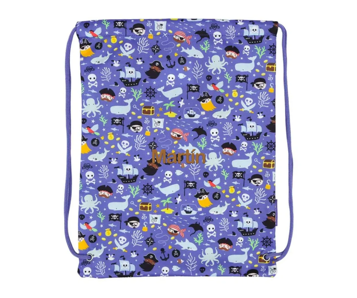 Mochila Saco Pirates Personalizable