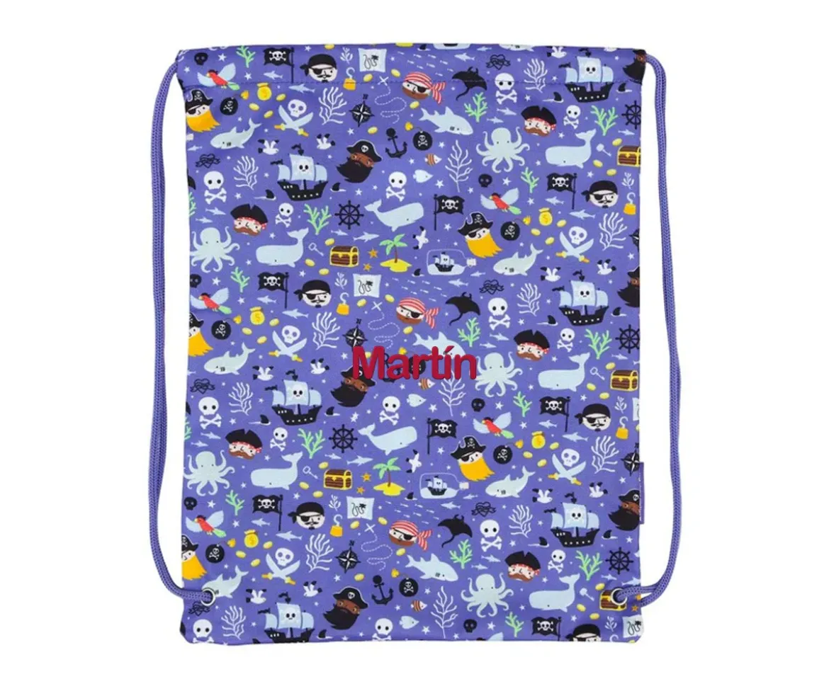 Mochila Saco Pirates Personalizable