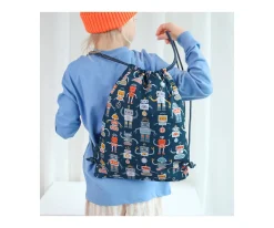 Mochila Saco Robots Personalizable