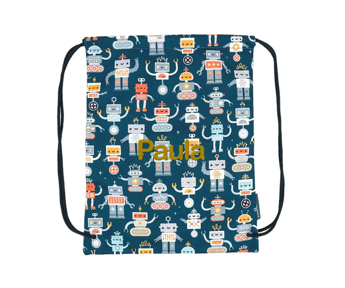 Mochila Saco Robots Personalizable