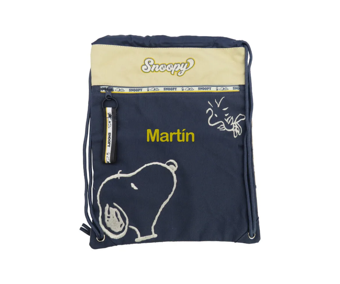 Mochila Saco Snoopy Comic Personalizable