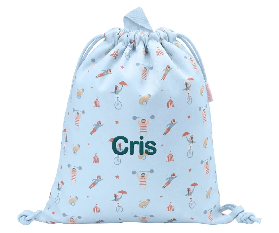 Mochila Saco Tela Circus Show Personalizable