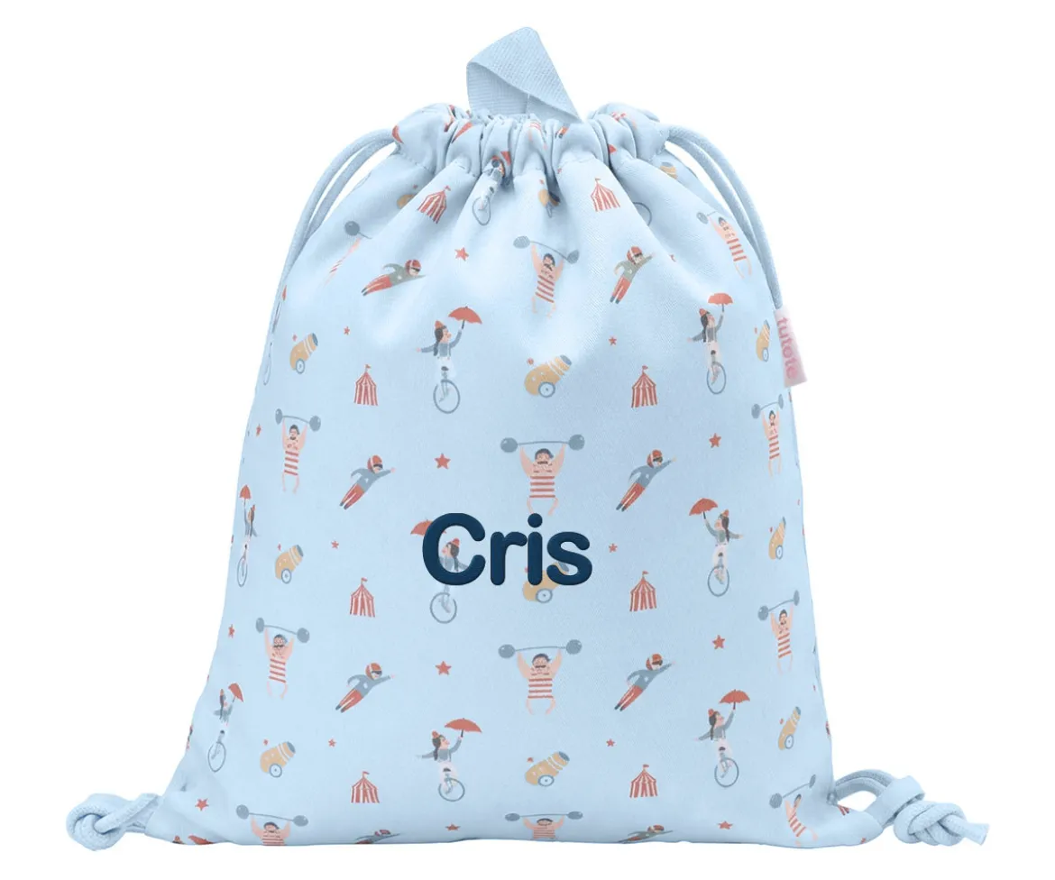 Mochila Saco Tela Circus Show Personalizable