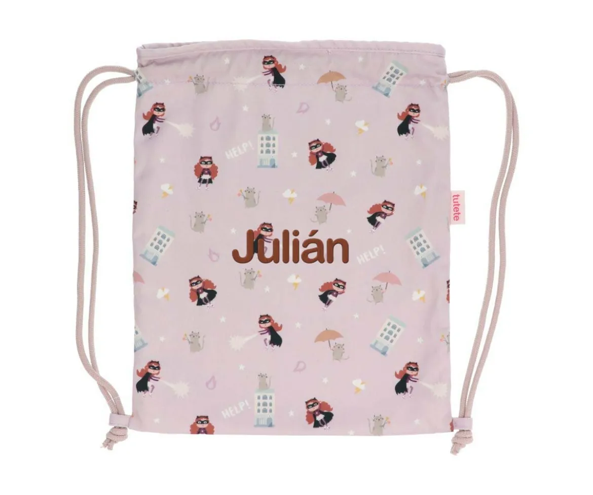 Mochila Saco Tela Fantastic Girl Personalizable