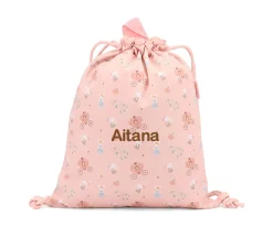 Mochila Saco Tela Mouse Fairies Personalizable