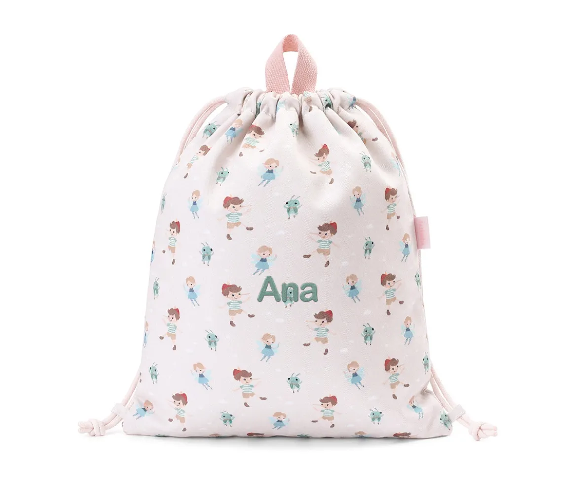 Mochila Saco Tela The Wooden Boy Personalizable