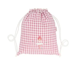 Mochila Saco Vichy Ballet Personalizable