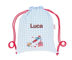 Mochila Saco Vichy Circus Show Personalizable