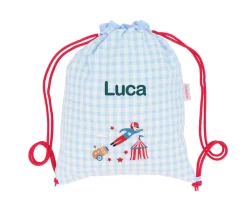 Mochila Saco Vichy Circus Show Personalizable