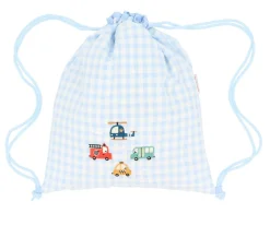 Mochila Saco Vichy City Cars Personalizable