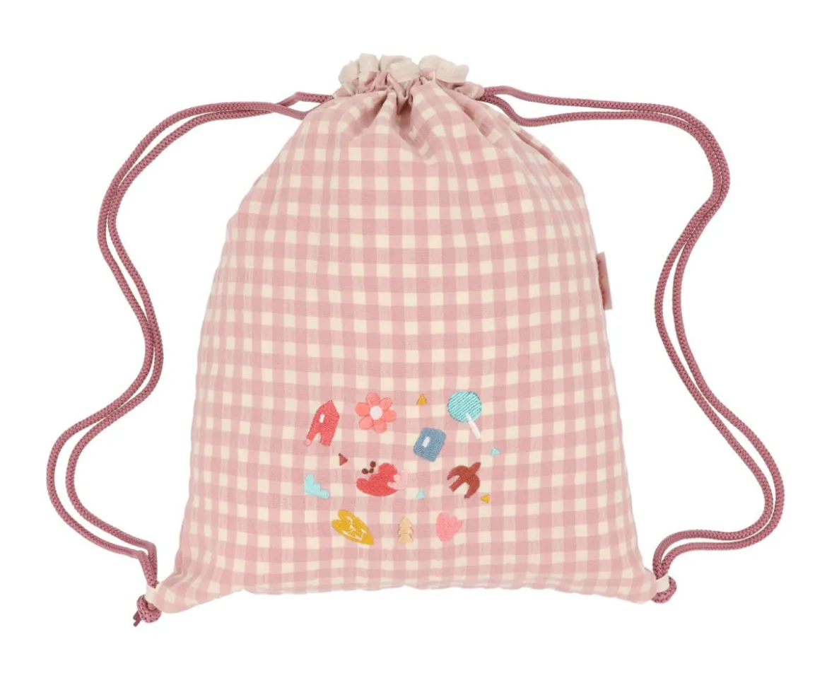 Mochila Saco Vichy Geometric Nature Personalizable