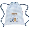 Mochila Saco Vichy Magical Forest Personalizable