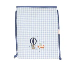Mochila Saco Vichy Planes Personalizable
