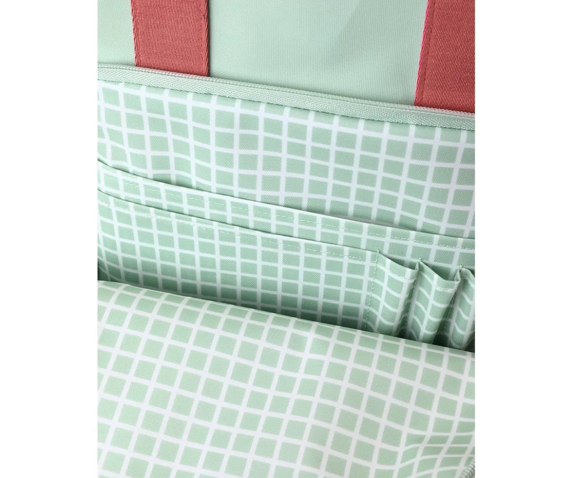 Mochila Scout Stripes Sage Personalizable