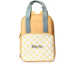 Mochila Scout Stripes Yellow Chess Personalizable