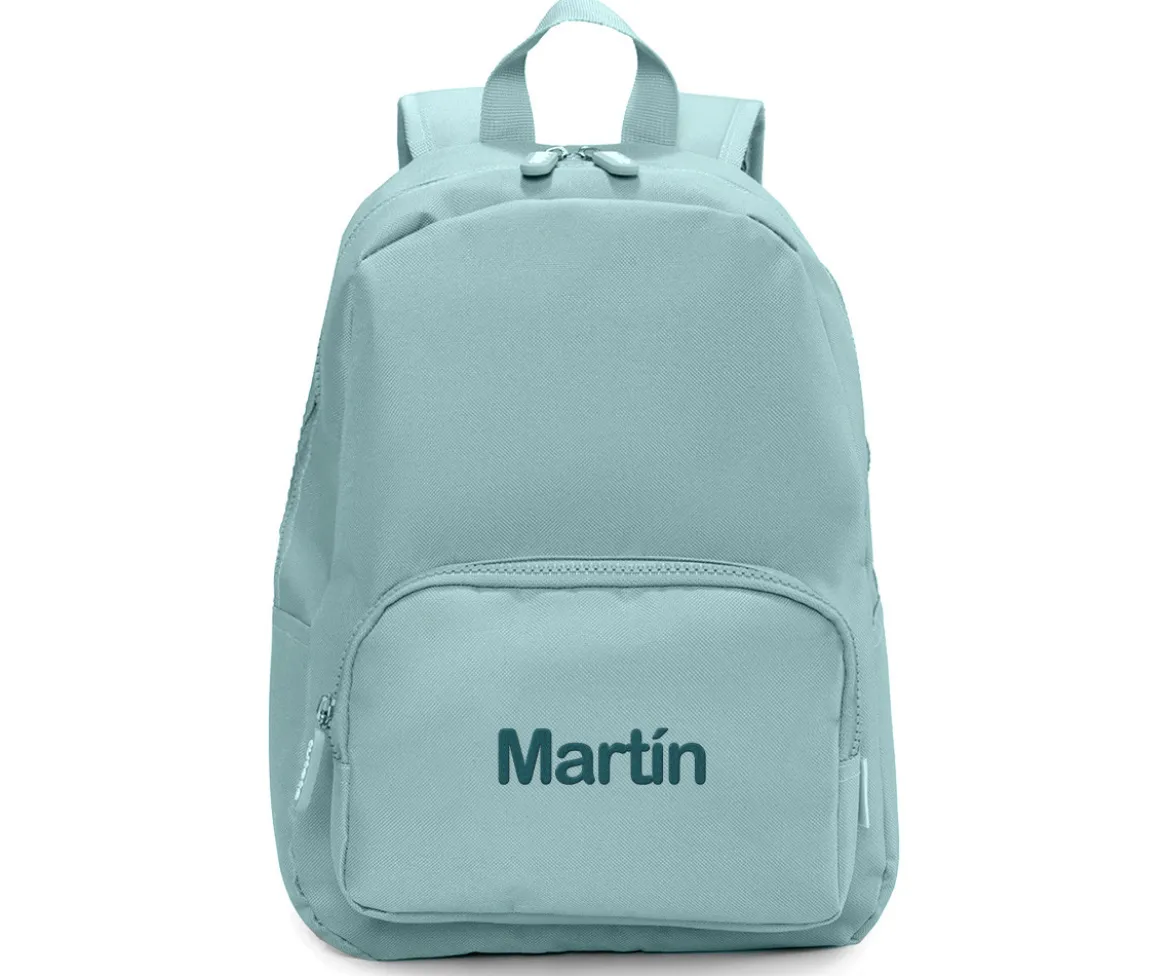 Mochila Solid Color Green Personalizable