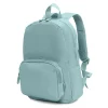 Mochila Solid Color Green Personalizada Pandas in Space