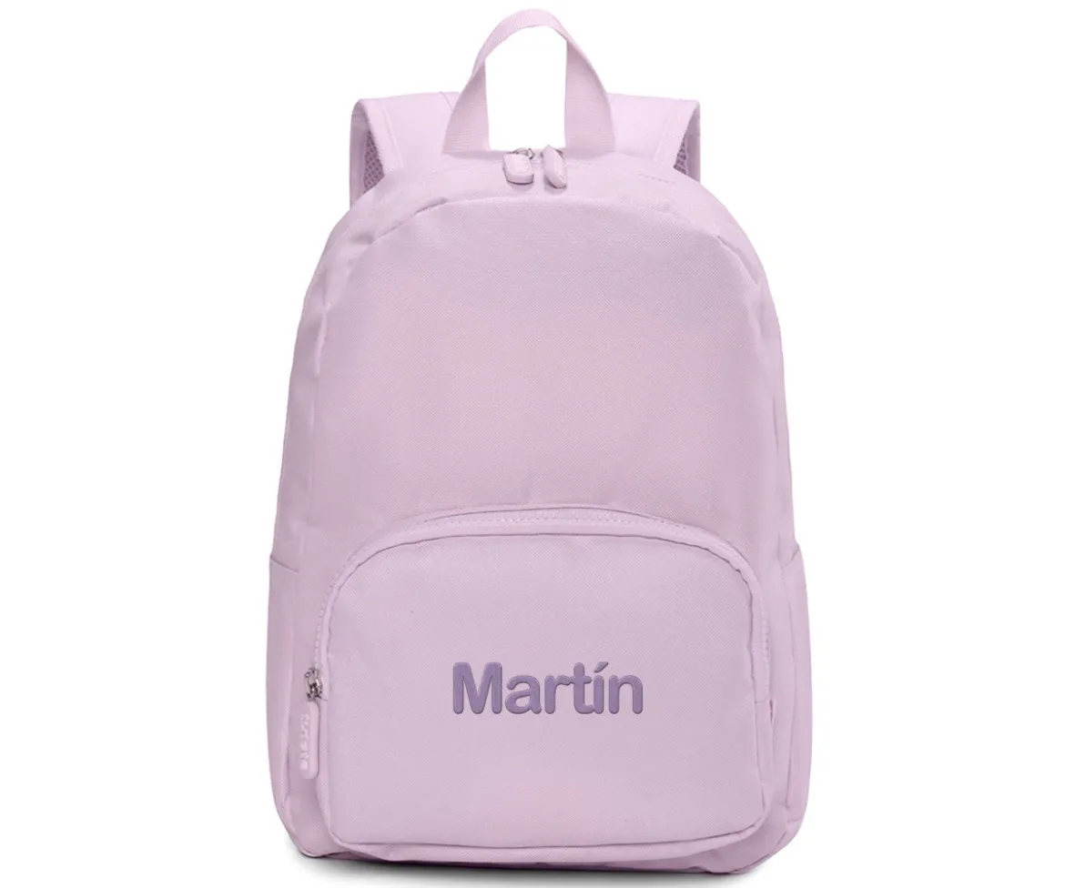 Mochila Solid Color Lavender + 6 Parches Autoadhesivos Happy Day