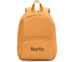 Mochila Solid Color Mustard Personalizable