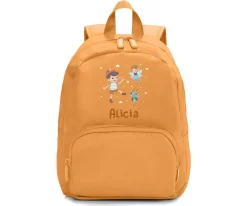 Mochila Solid Color Mustard Personalizada The Wooden Boy