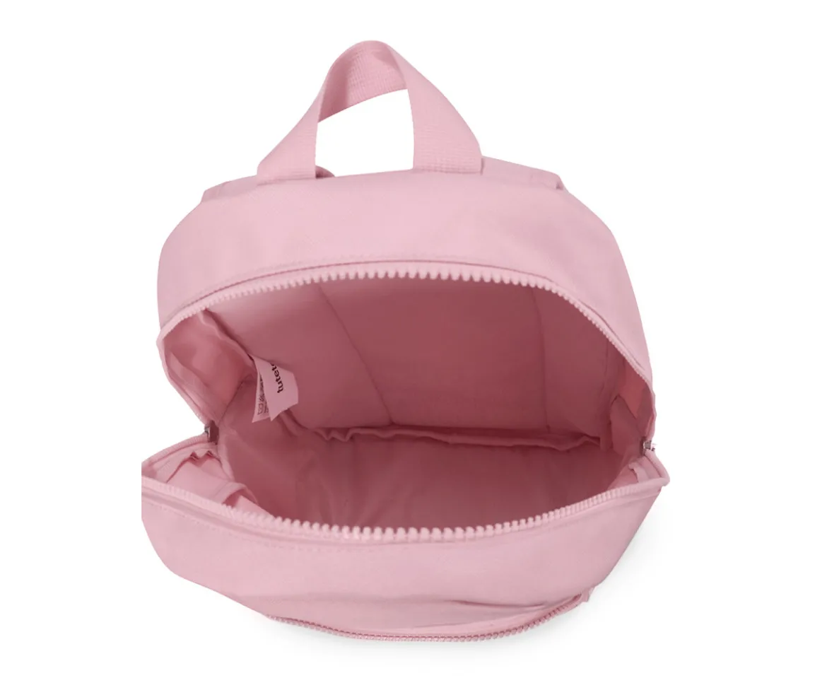 Mochila Solid Color Pink Personalizada Blossom Birds