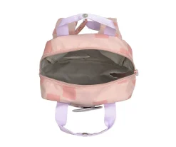 Mochila Square Pattern Party Rose Lilac Personalizable