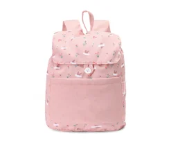 Mochila Tela Pequeña Blossom Birds Personalizable