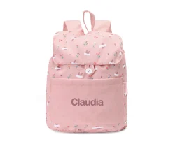 Mochila Tela Pequeña Blossom Birds Personalizable