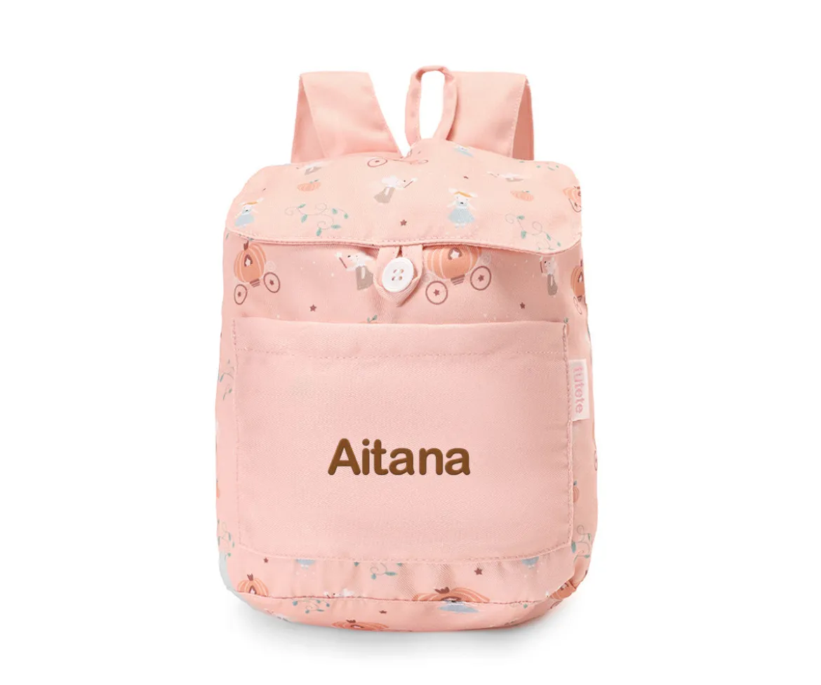 Mochila Tela Pequeña Mouse Fairies Personalizable