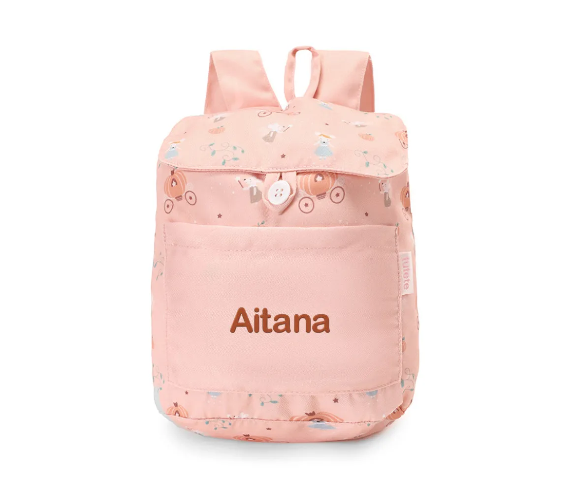 Mochila Tela Pequeña Mouse Fairies Personalizable