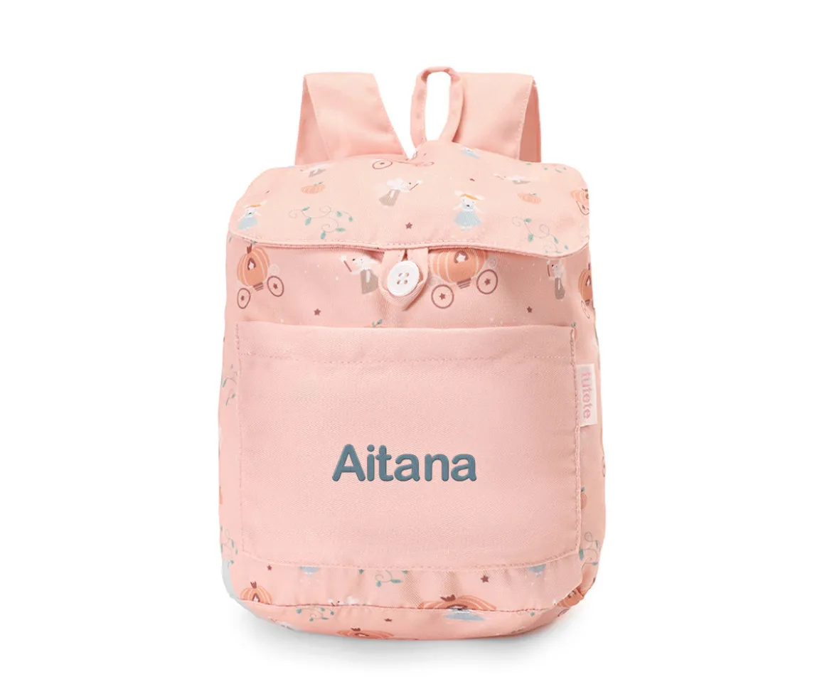 Mochila Tela Pequeña Mouse Fairies Personalizable