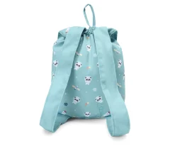 Mochila Tela Pequeña Pandas in Space Personalizable