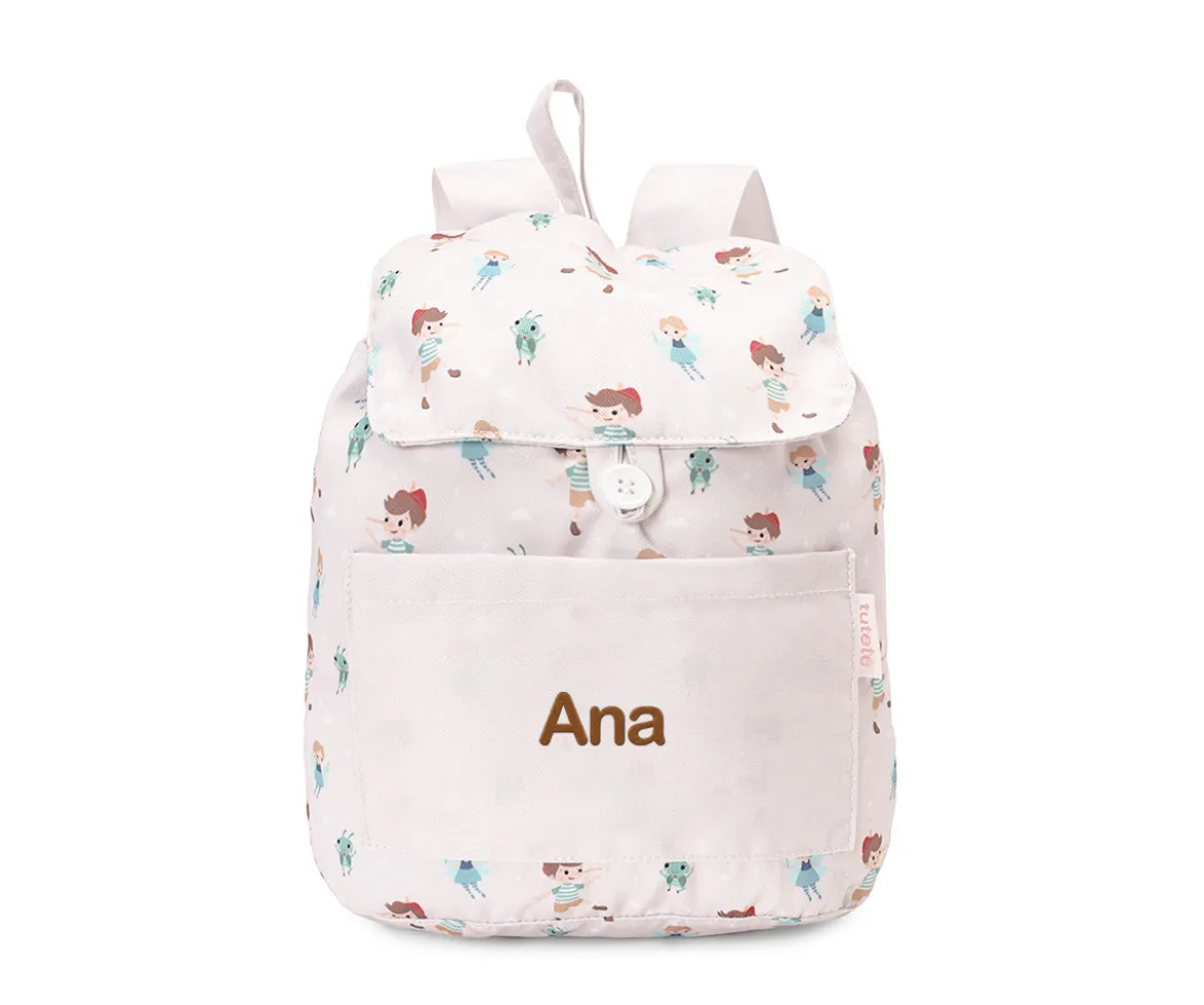 Mochila Tela Pequeña The Wooden Boy Personalizable
