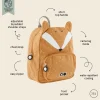 Mochila Trixie GRANDE Mr.Fox con Llavero Personalizado