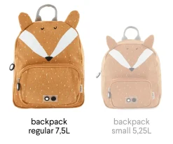 Mochila Trixie GRANDE Mr.Fox con Llavero Personalizado