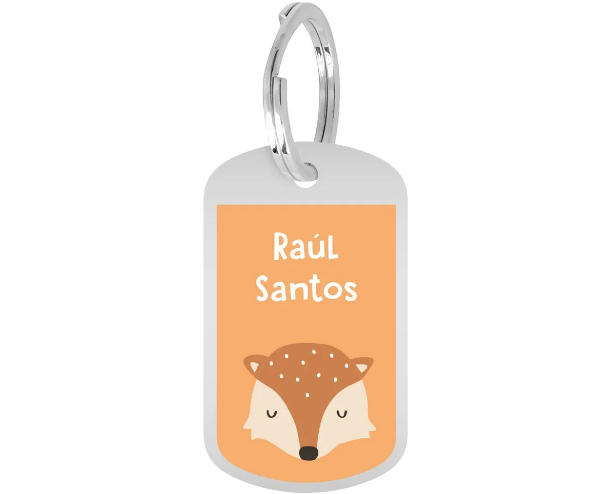 Mochila Trixie GRANDE Mr.Fox con Llavero Personalizado