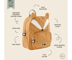Mochila Trixie GRANDE Mr. Fox Personalizable
