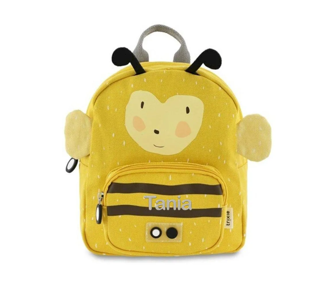 Mochila Trixie PEQUEÑA Mr. BumbleBee con Llavero Personalizado