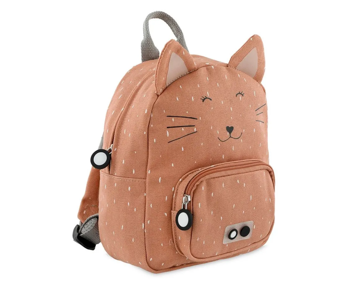 Mochila Trixie PEQUEÑA Mr. Cat con Llavero Personalizado