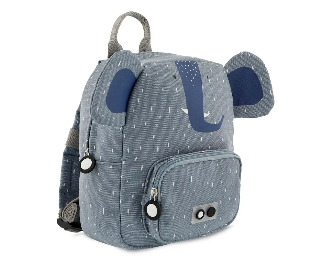 Mochila Trixie PEQUEÑA Mrs. Elephant con Llavero Personalizado