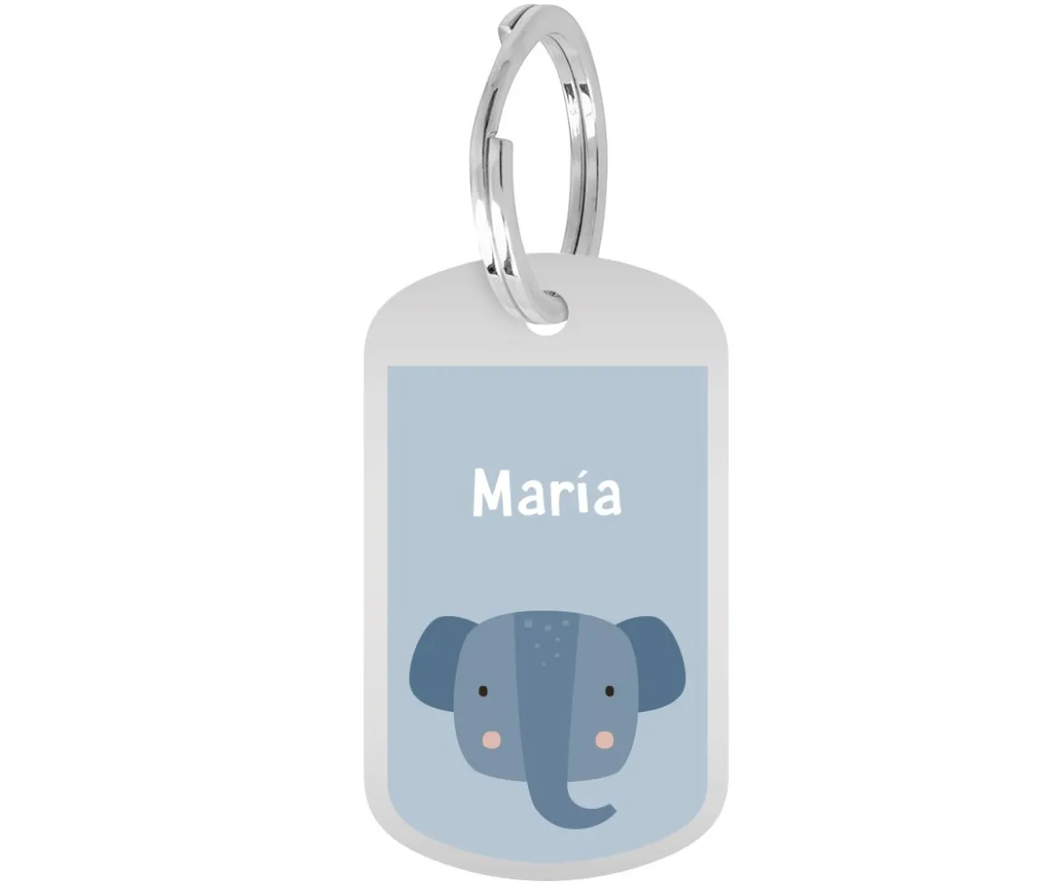 Mochila Trixie PEQUEÑA Mrs. Elephant con Llavero Personalizado